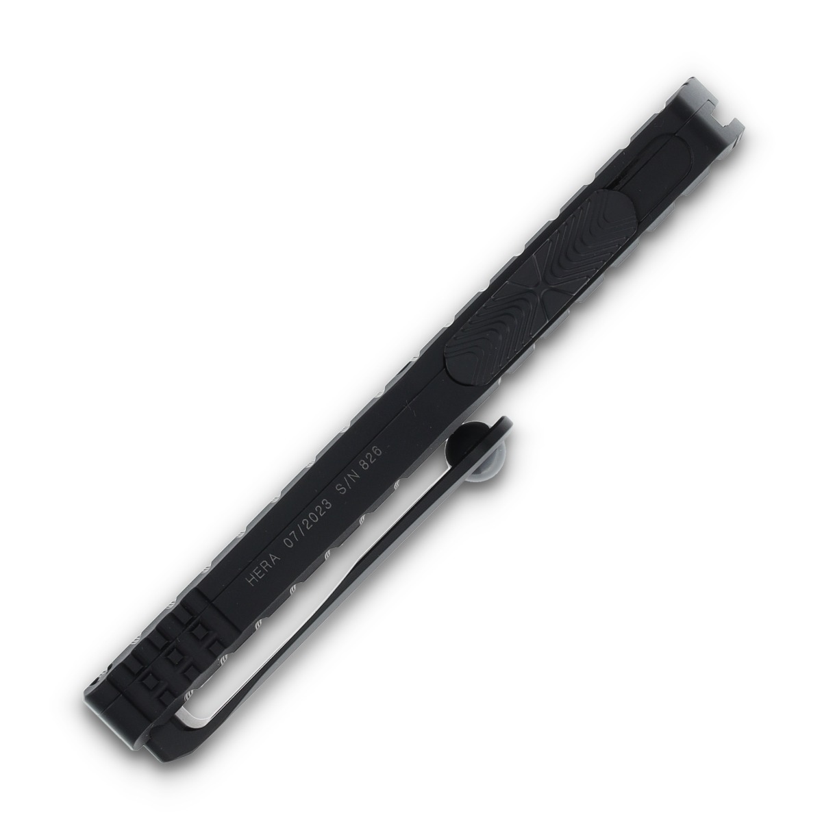 Microtech Hera Out-The-Front Automatic Knife (P/S Tactical S/E | Black Frag) View 5