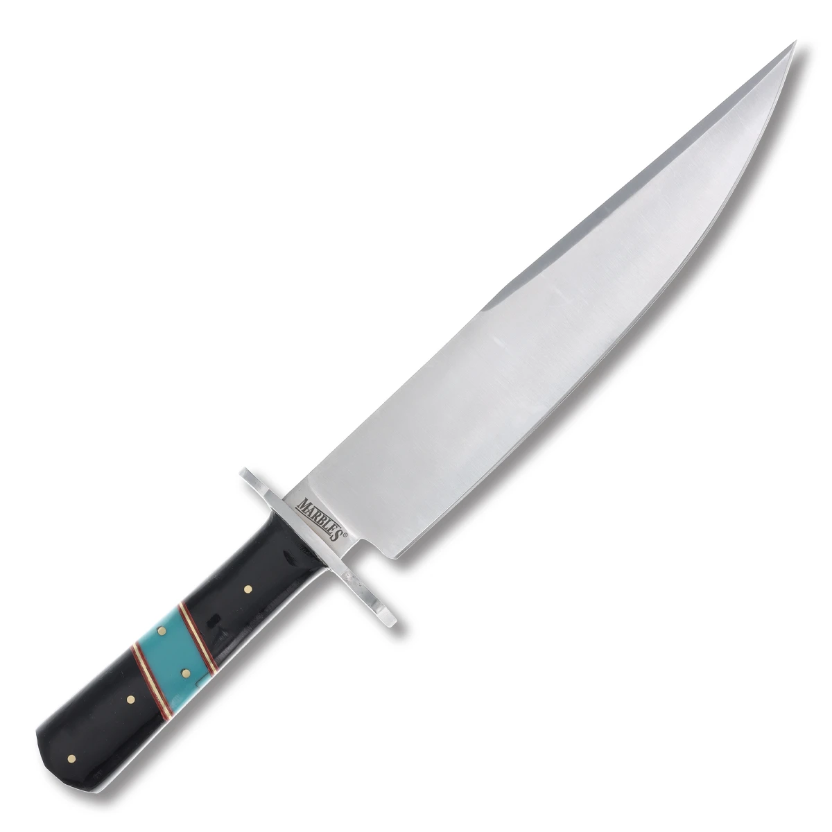 Marbles Turquoise Bowie Fixed Blade 10in Clip Point Stainless Steel MR643 View 2