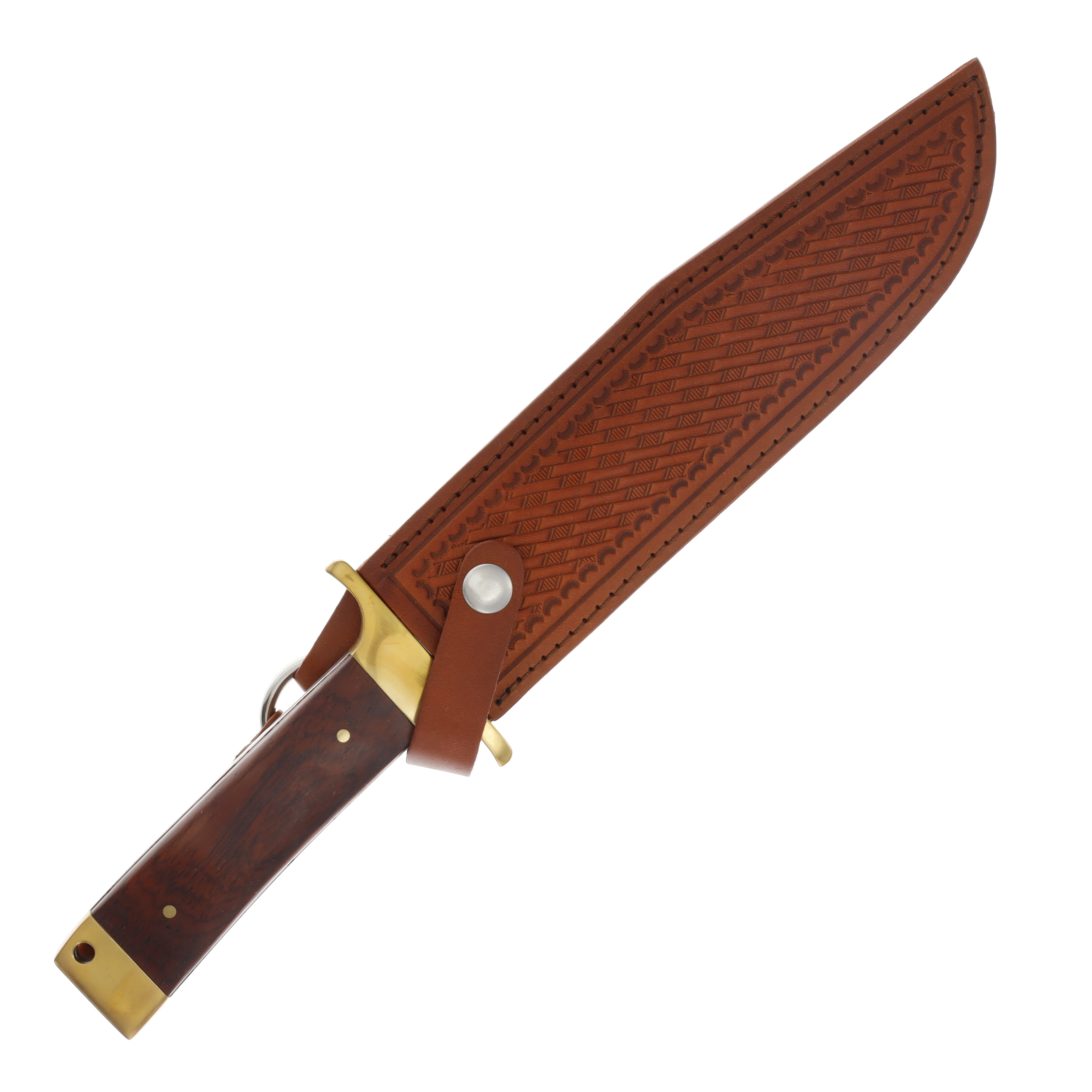 Bear & Son Freedom Fighting Bowie Cocobolo 8in Plain Satin Clip Point BRCB03 View 4