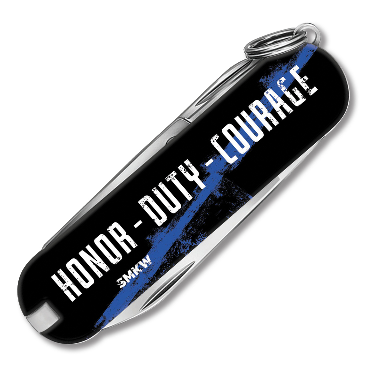 Victorinox SMKW Exclusive Classic SD Swiss Army Knife Police Blue Line V1131 View 3