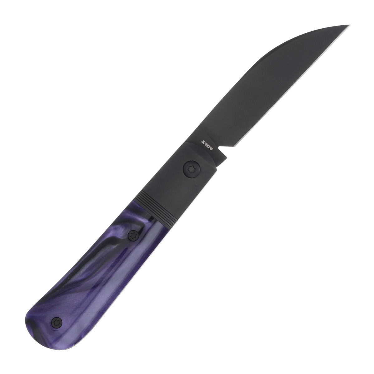 Jack Wolf Laid Back Jack Folding Knife Purple Wave Kirinite LAIDB-02-KIR-PUR View 2