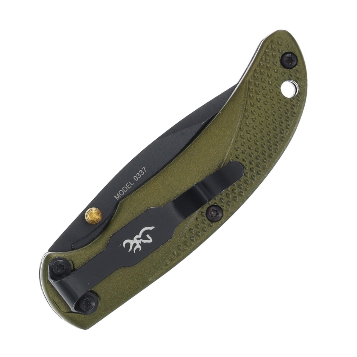 Browning Prism III Green Folding Knife BR0337 View 2