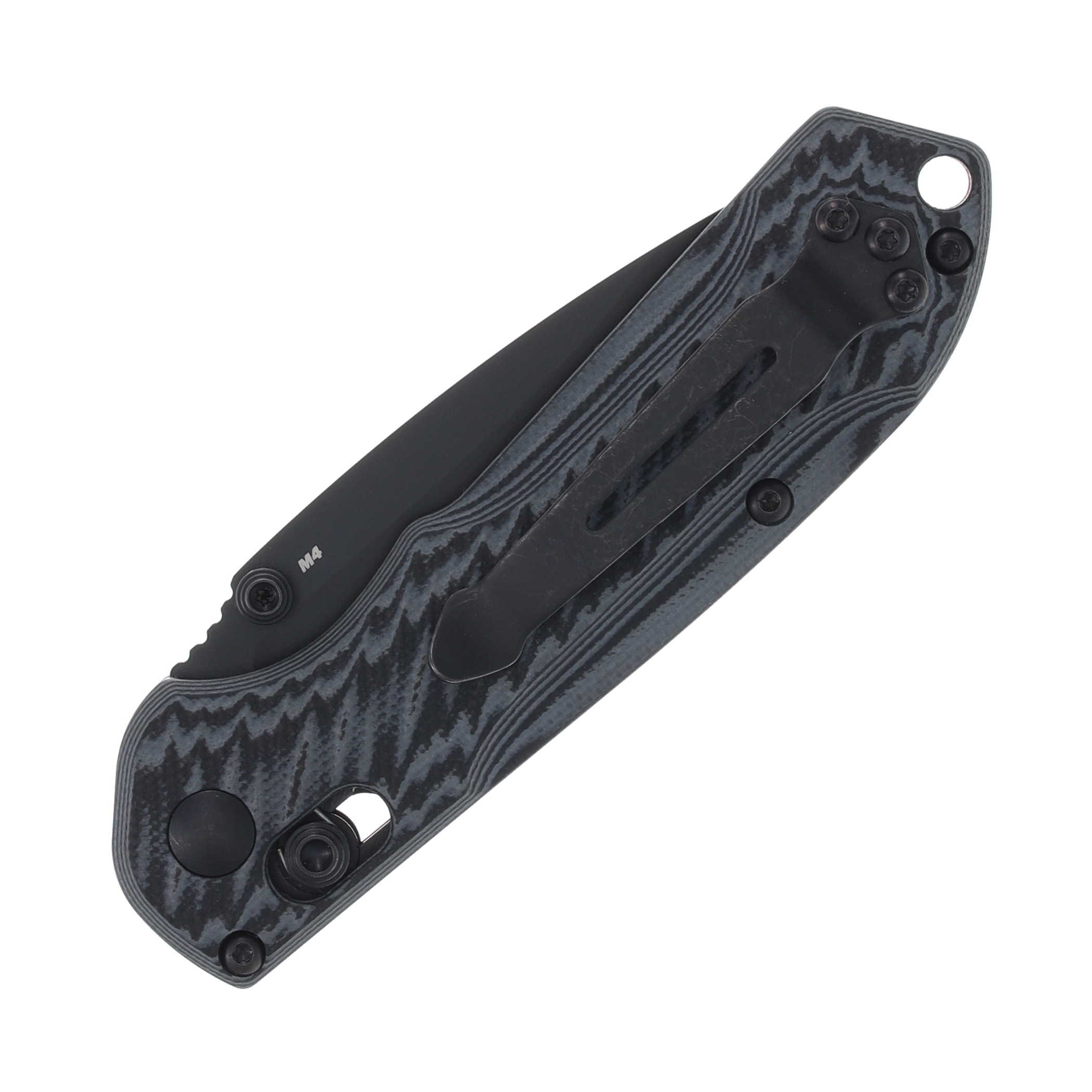 Benchmade Mini Freek AXIS Lock Folding Knife (Black Cerakote M4, Black/Gray G-10) BM565BK02 View 6