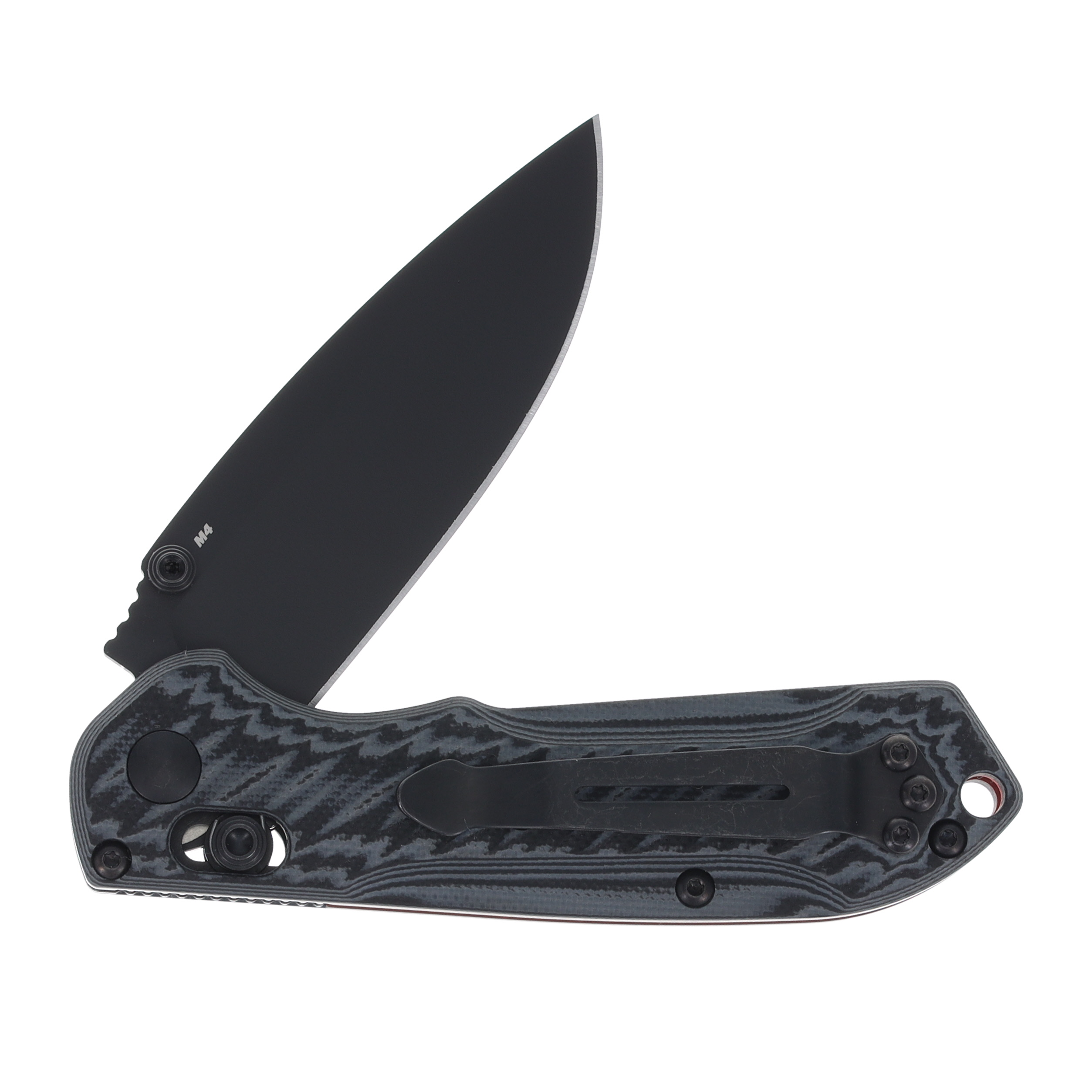 Benchmade Mini Freek AXIS Lock Folding Knife (Black Cerakote M4, Black/Gray G-10) BM565BK02 View 4