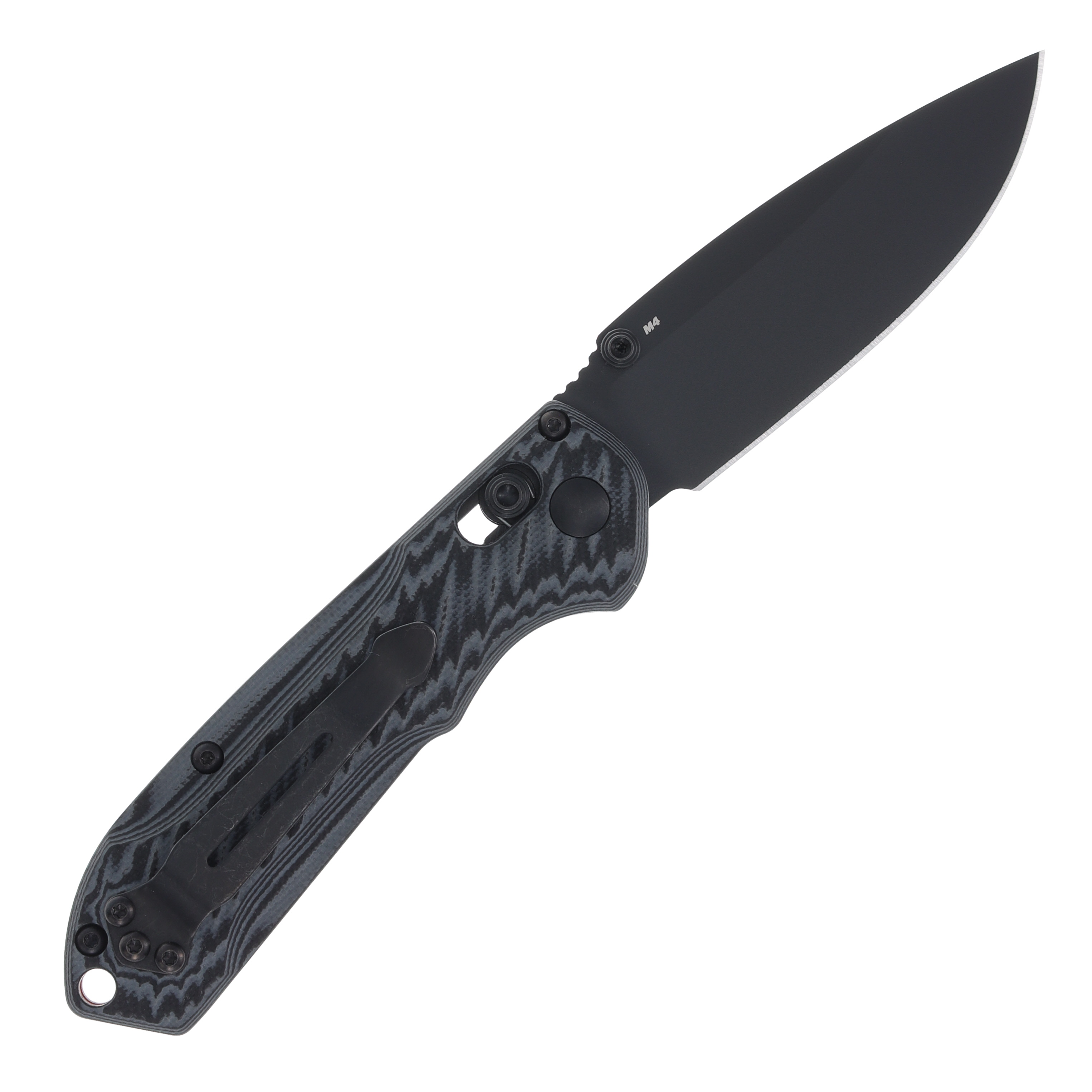 Benchmade Mini Freek AXIS Lock Folding Knife (Black Cerakote M4, Black/Gray G-10) BM565BK02 View 2