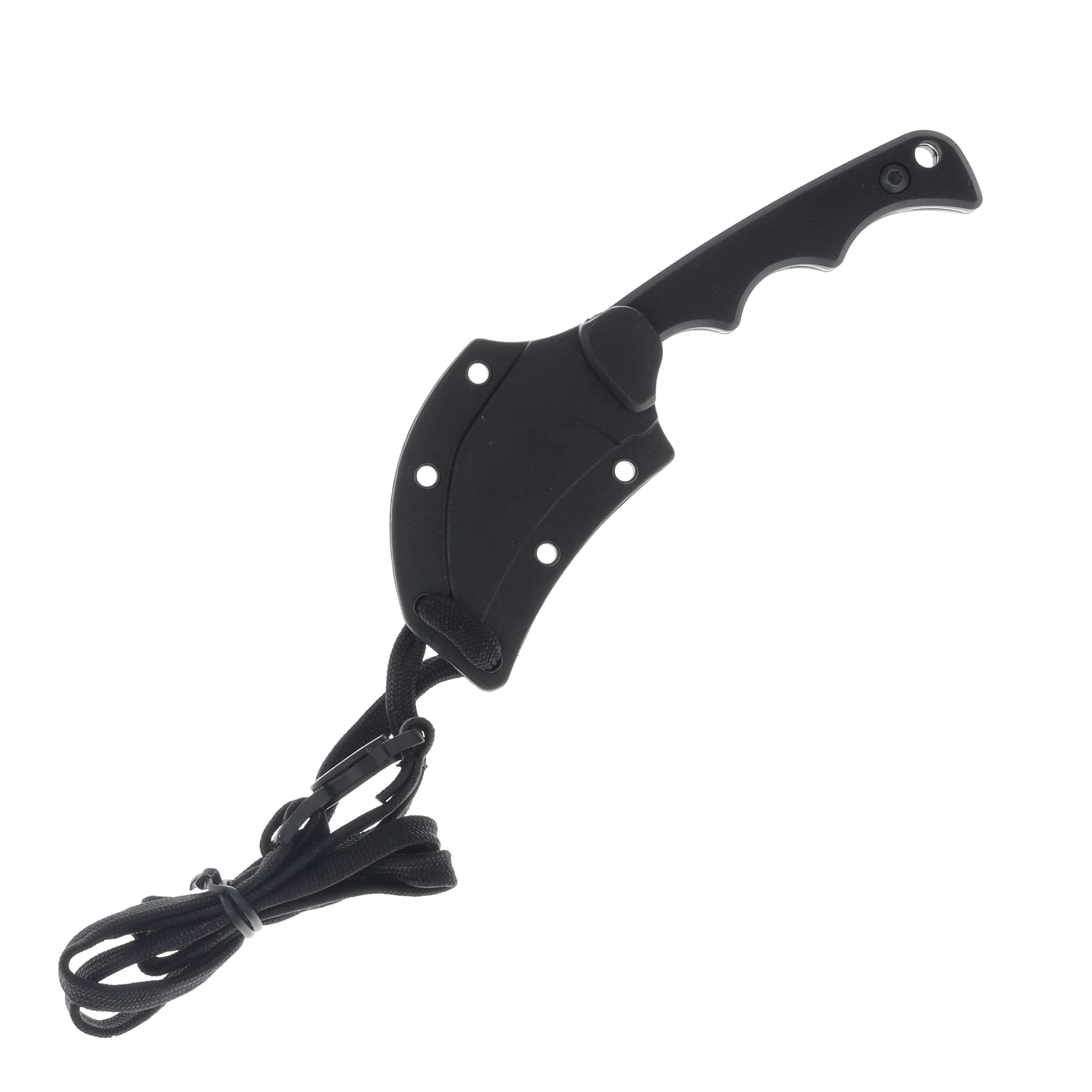 Smith & Wesson HRT Karambit Neck Knife 2in Plain Black TiNi Hawkbill 1193154 View 3