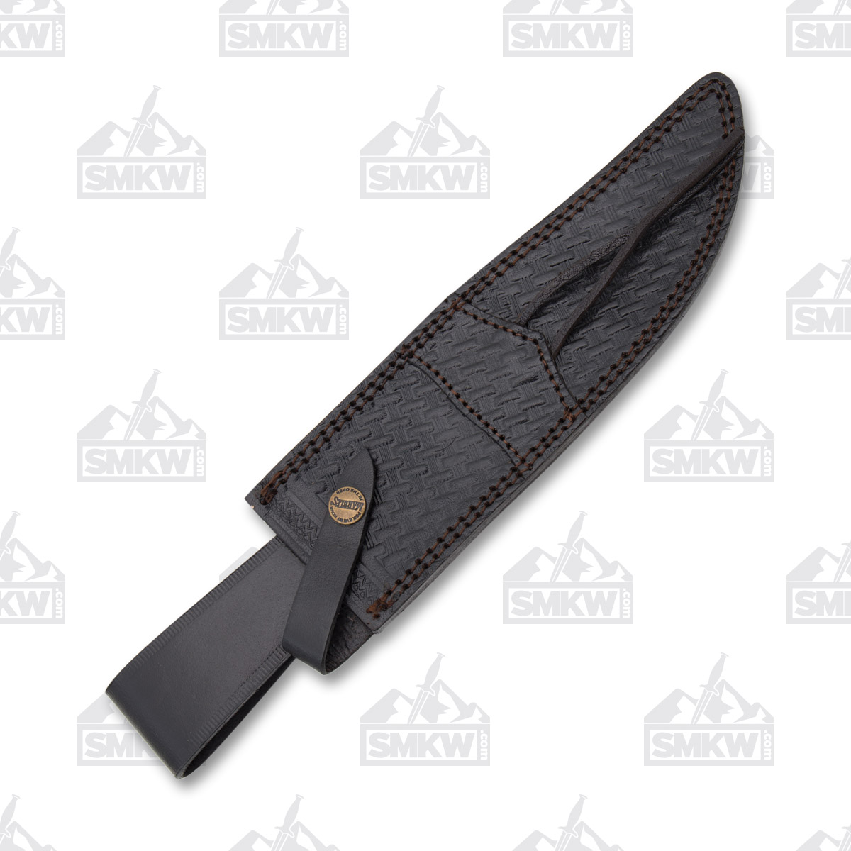 Marbles Stag Bowie Mirror Polished 9.87” Clip Point Fixed Blade MR589 View 3