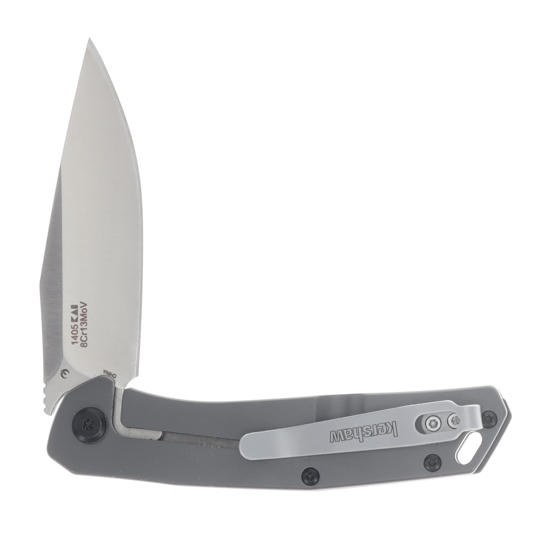Kershaw 1405 Align Assisted Folding Knife 3.15in Satin Clip Point Blade KS1405 View 4