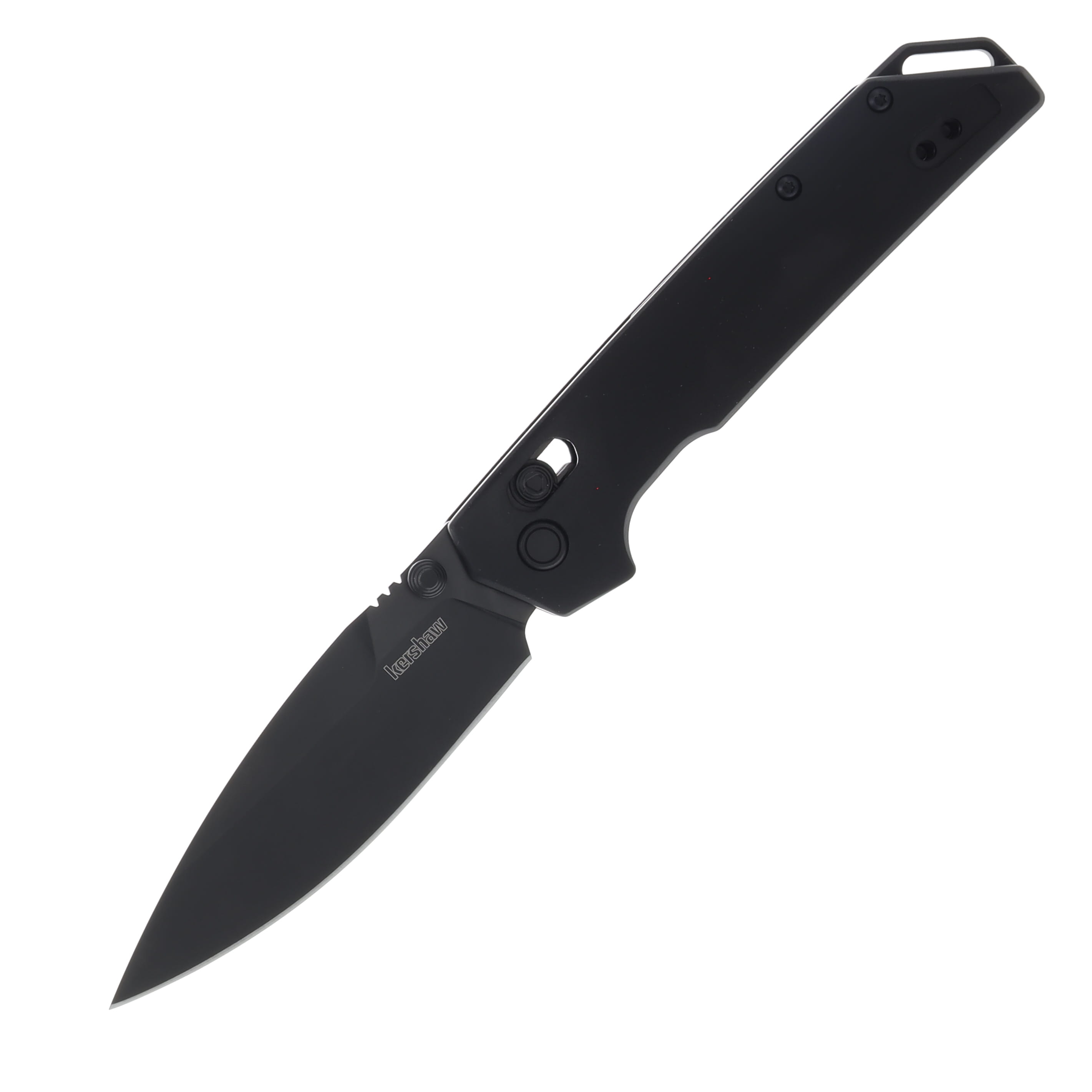 Kershaw Iridium Folding Knife 3.42in Plain Anodized Aluminum PVD KS2038BLK View 1