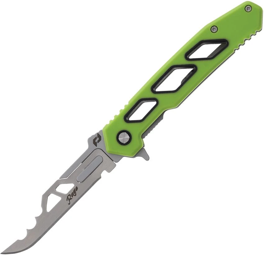 Schrade Isolate Enrage 7 Replaceable Blade Knife Clam Pack   1197645 View 3