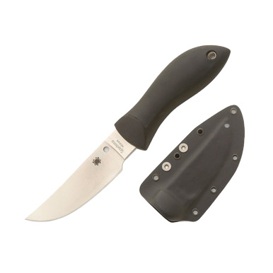 Spyderco Moran 3.92in Satin Upswept Bowie Fixed Blade Knife SPFB01 View 1