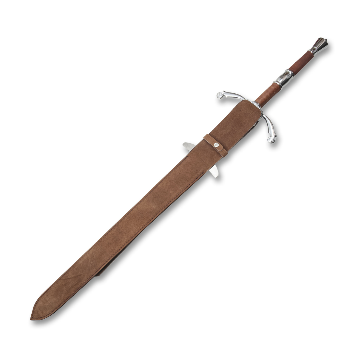 Krieg Sword with Brown Leather Wrapped Handle 901098 View 3