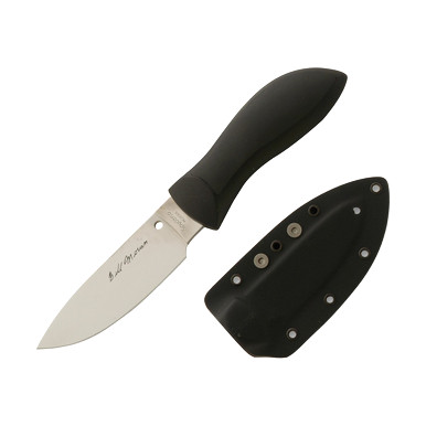 Spyderco Bill Moran Fixed Blade Knife 3.92 Inch Plain Satin Drop Point SPFB02 View 1
