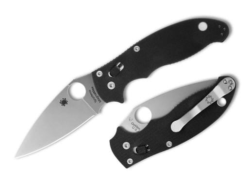 Spyderco Manix 2 Ball Bearing Lock Folding Knife Satin MagnaMax/Black G-10 SPC101GP2 View 3