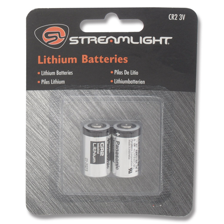 Streamlight CR2 3V Lithium Batteries - 2 Pack for Lights and Gear STL69223 View 2