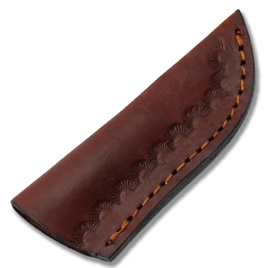 SZCO Supplies Small Stag Clip Point Fixed 2.37in Satin Blade View 6