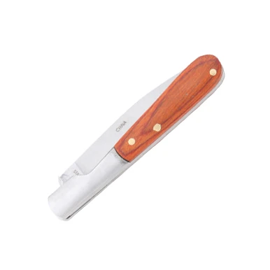Rite Edge Firefighter Toothpick Folding Knife Pakkawood View 4