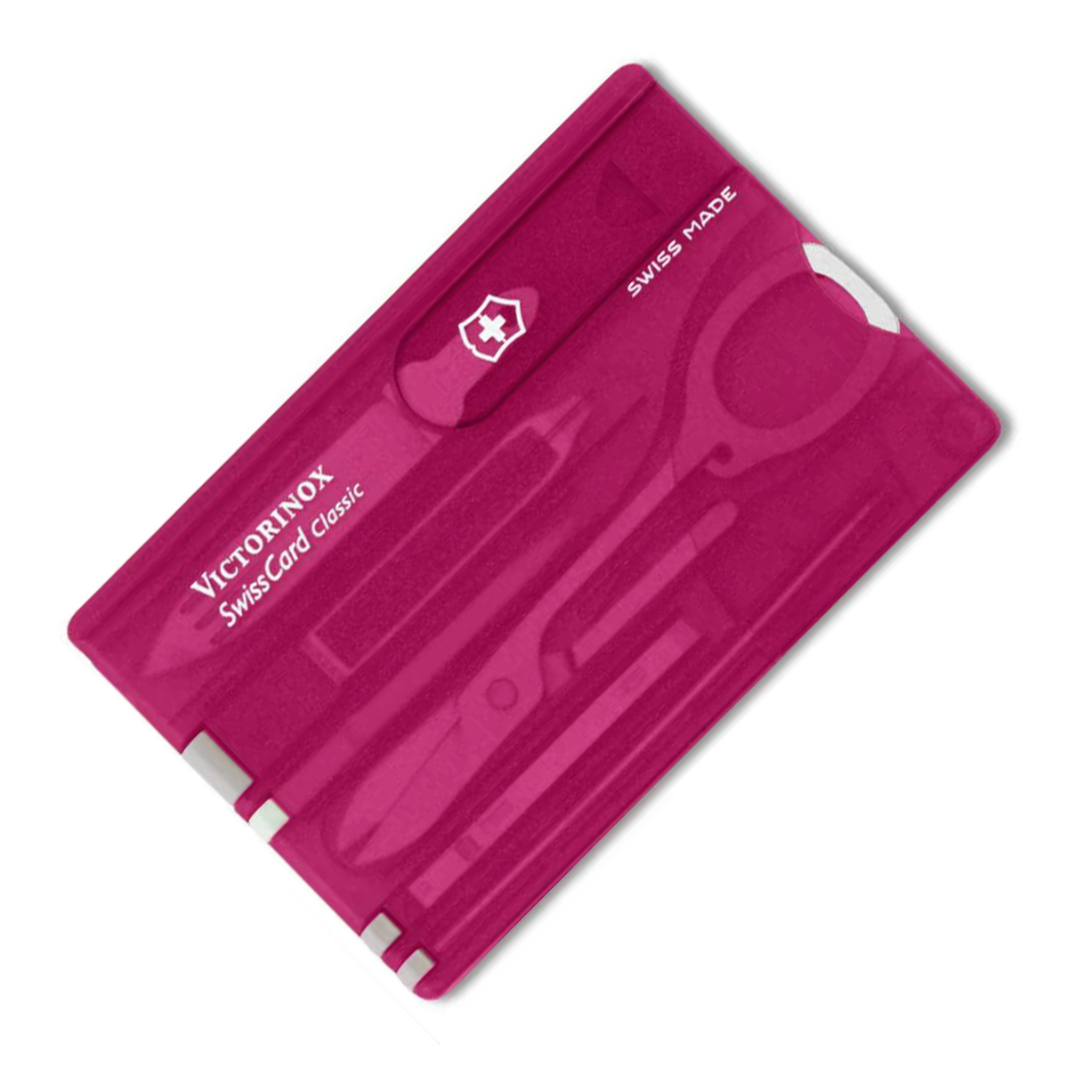 Victorinox SwissCard Pocket Tool Translucent Pink V53930 View 2