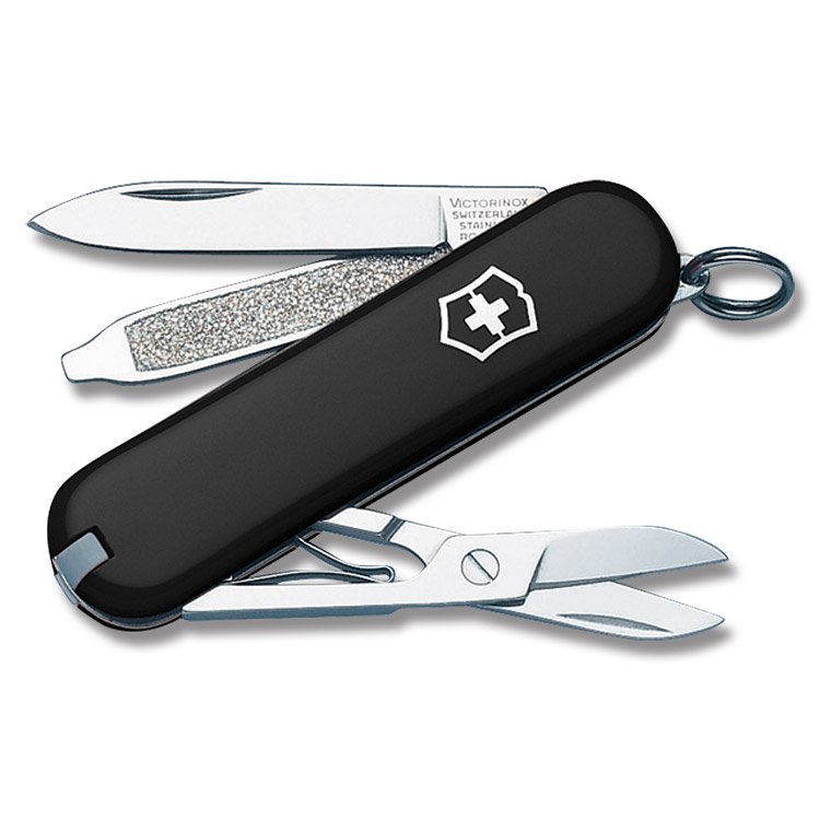 Victorinox Classic SD Swiss Army Knife Black V56013 View 1