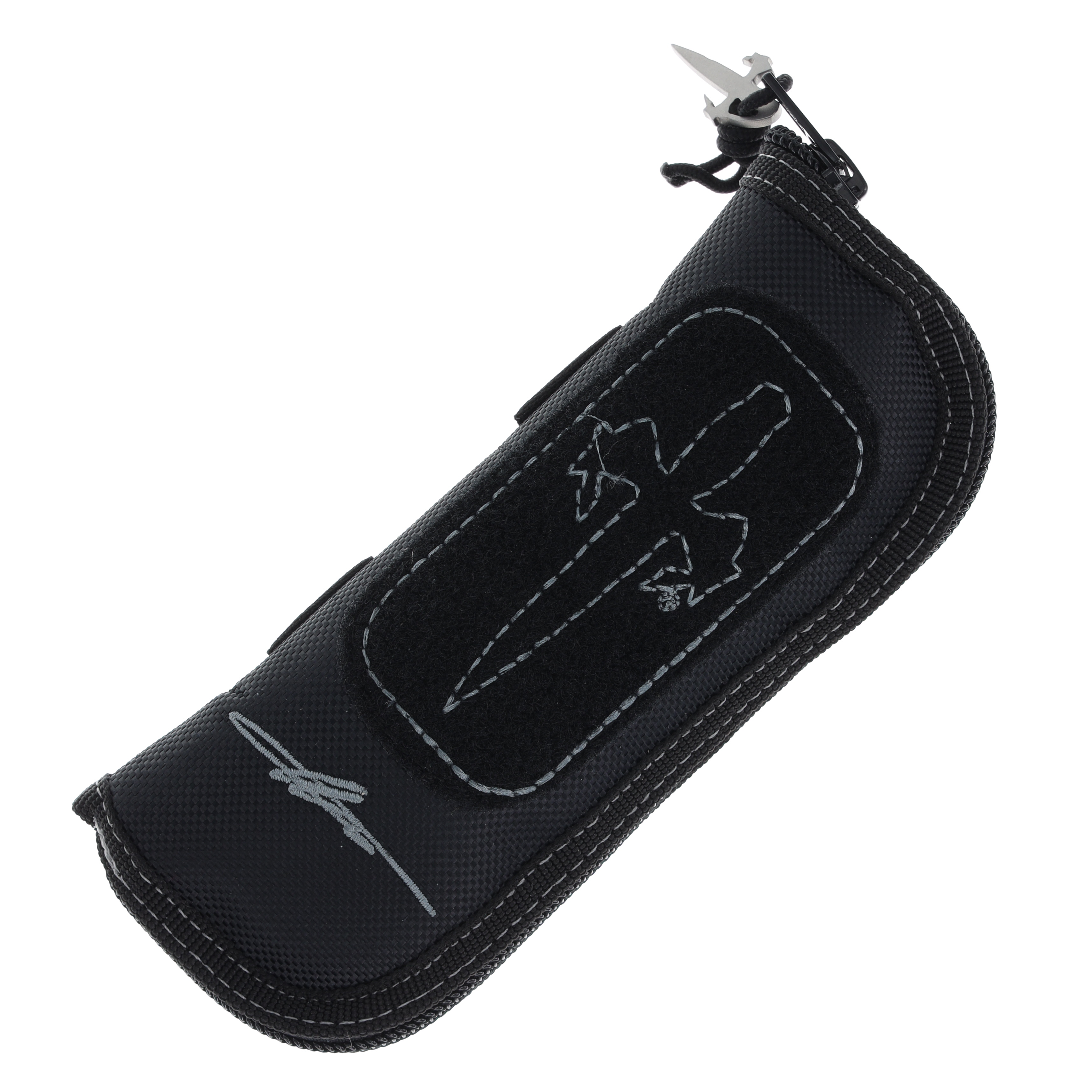 Marfione Custom UTX-70 OTF Knife Brass CF - 2.42in Mirror Dagger DE Plain View 13