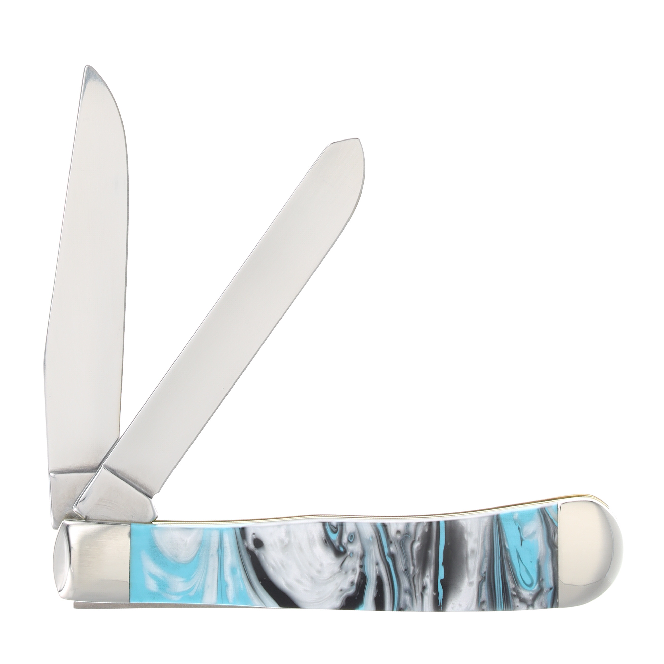 Case XX Arctic Corelon Trapper Folding Knife CA6073ATC View 2