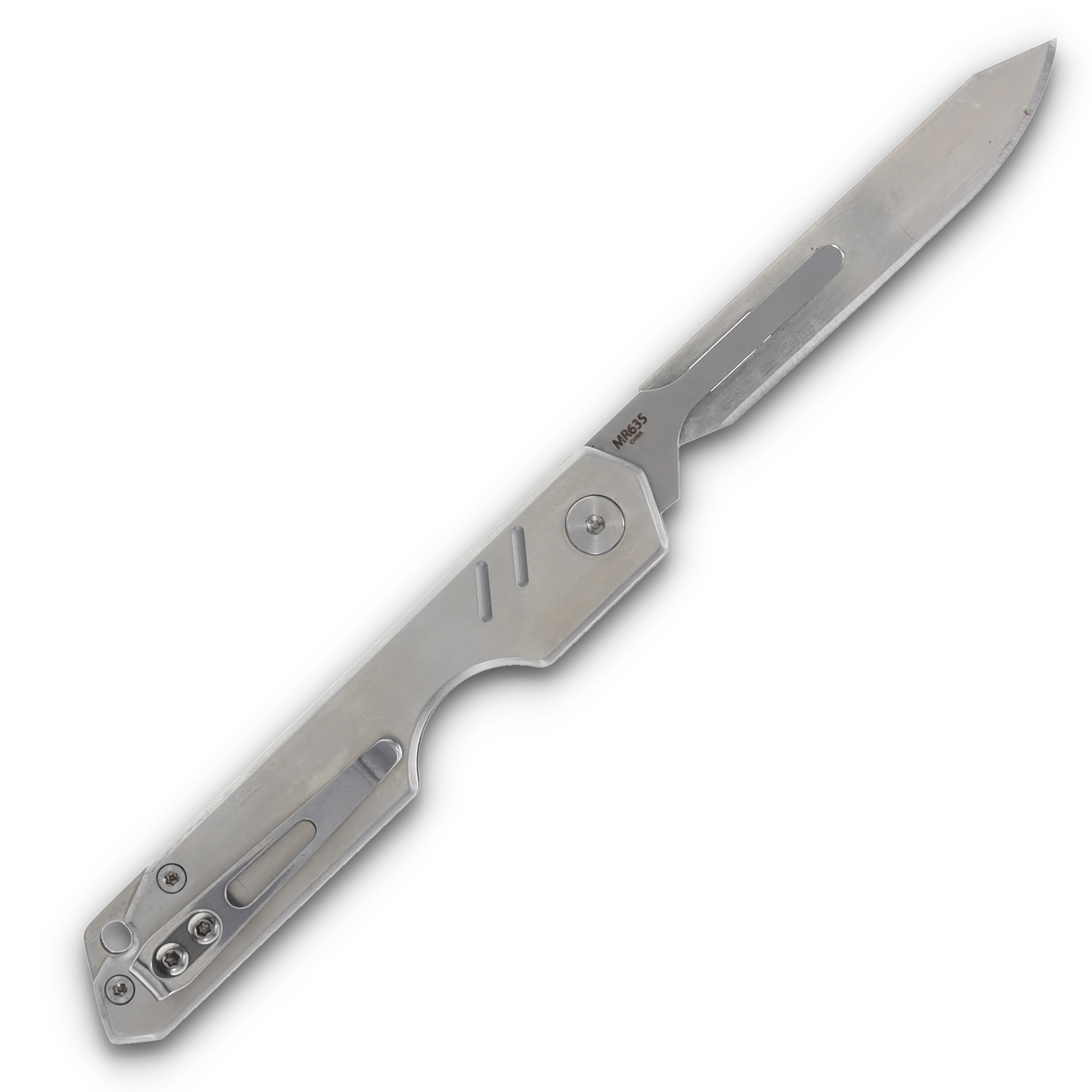 Marble's Razor Folding Knife Black Carbon Fiber G10 2.63 Inch Drop Point MR635 View 2