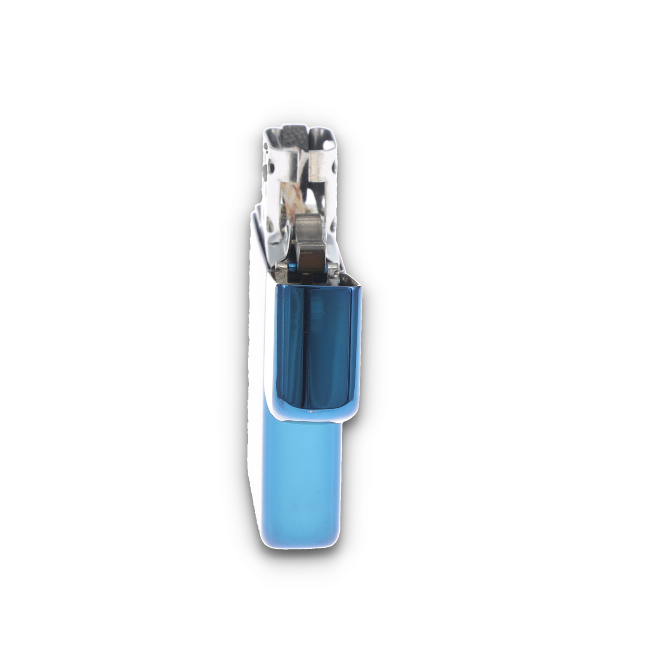 Zippo Lighter Sapphire Slim High Polish Blue Finish ZP20494 View 9