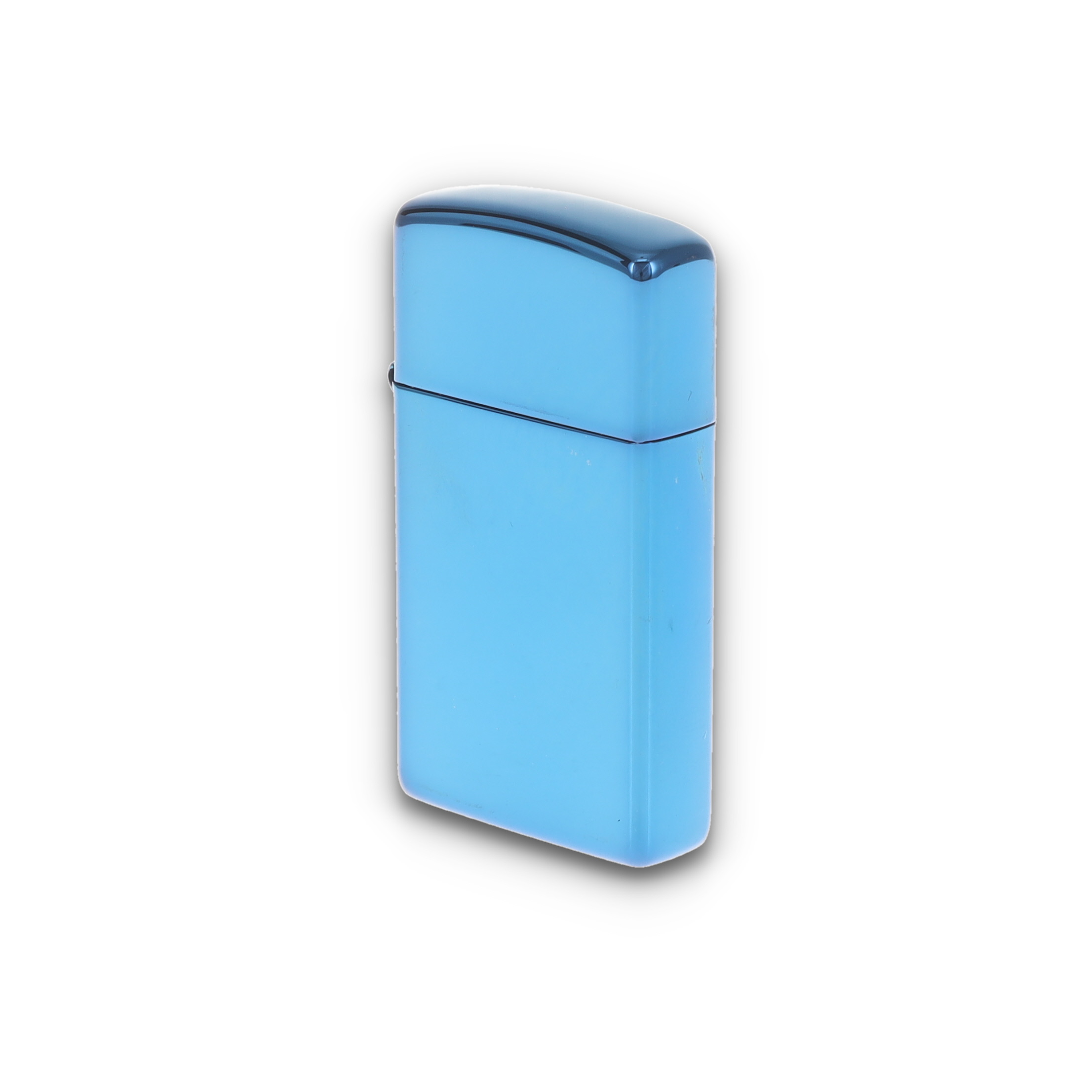 Zippo Lighter Sapphire Slim High Polish Blue Finish ZP20494 View 6