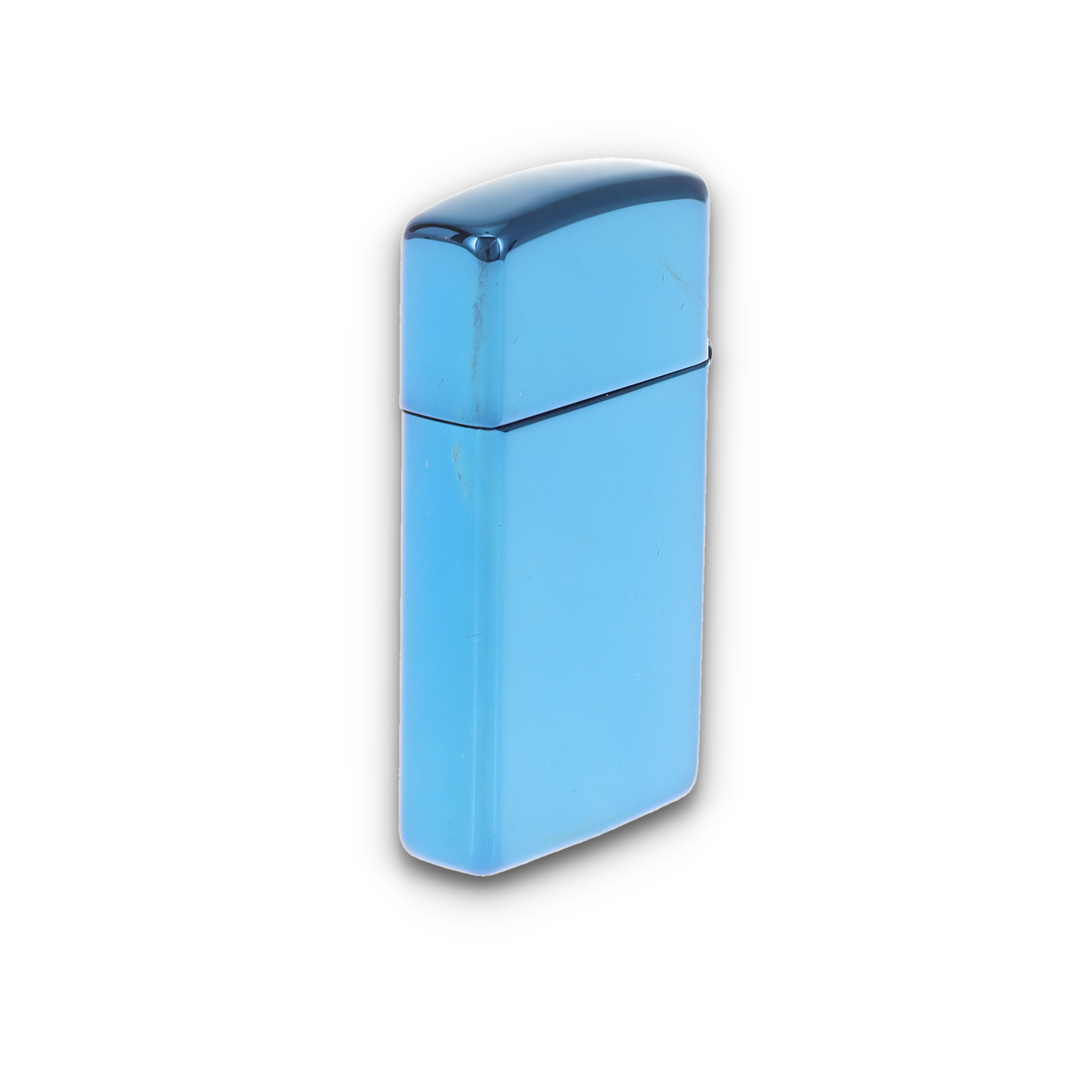 Zippo Lighter Sapphire Slim High Polish Blue Finish ZP20494 View 5