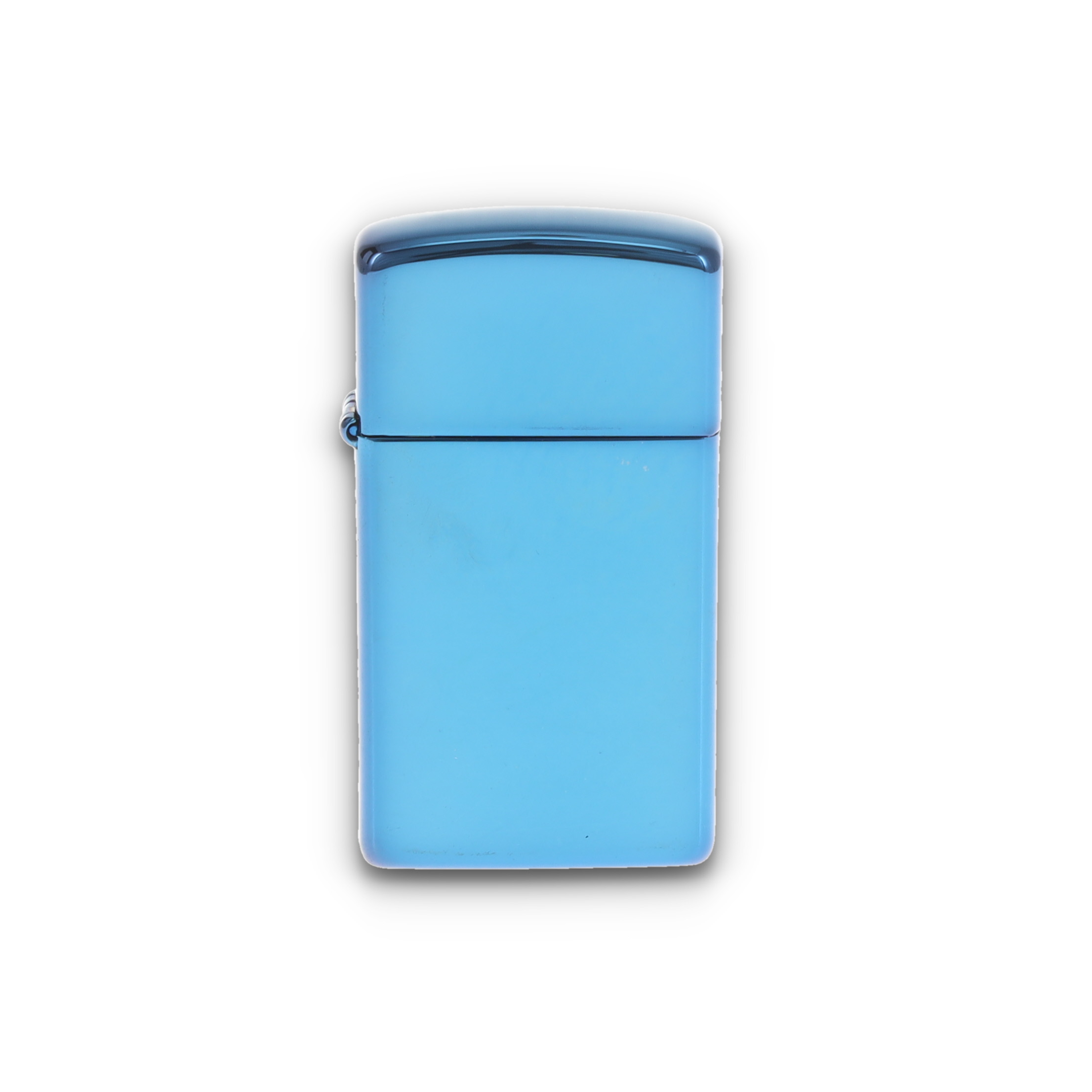 Zippo Lighter Sapphire Slim High Polish Blue Finish ZP20494 View 2