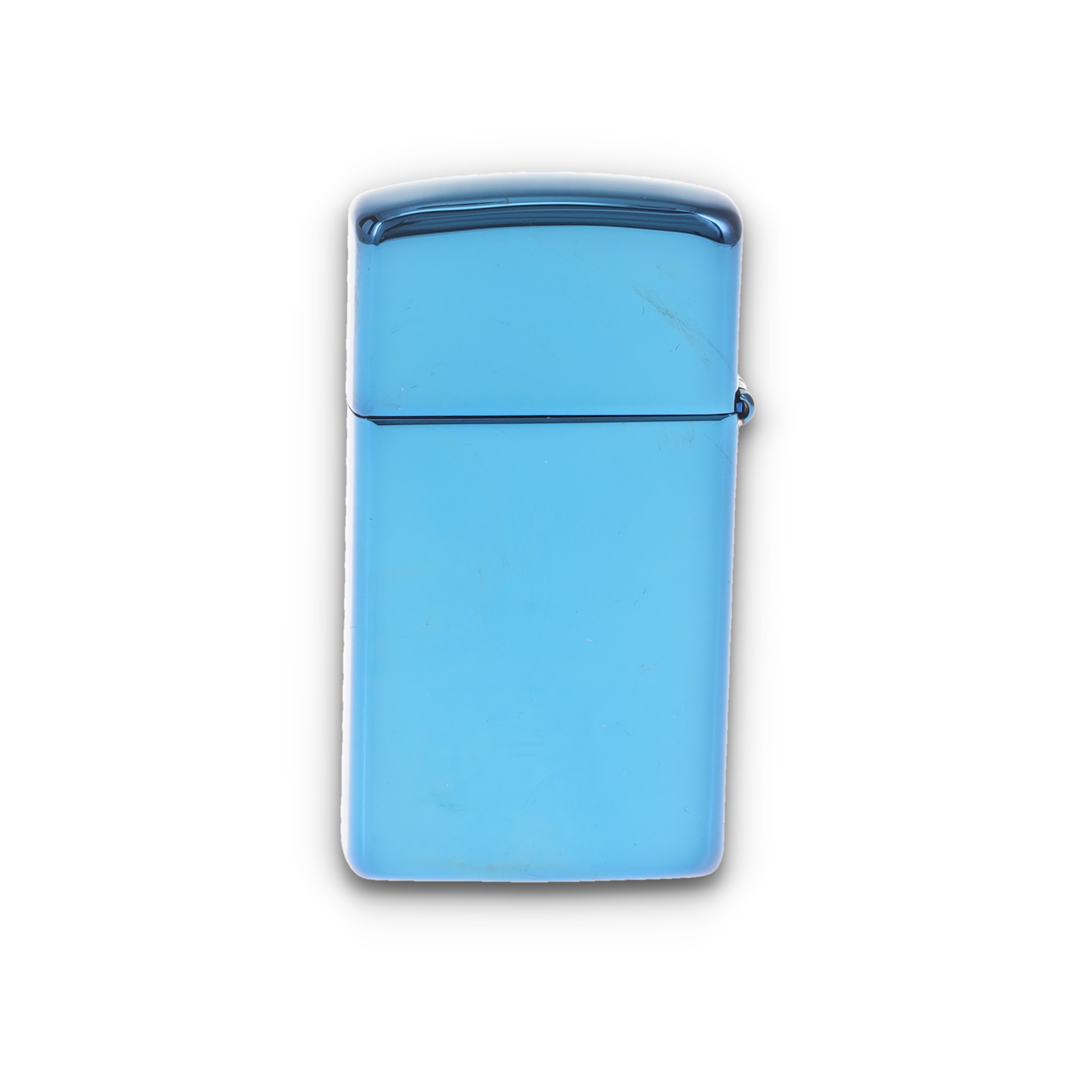 Zippo Lighter Sapphire Slim High Polish Blue Finish ZP20494 View 1