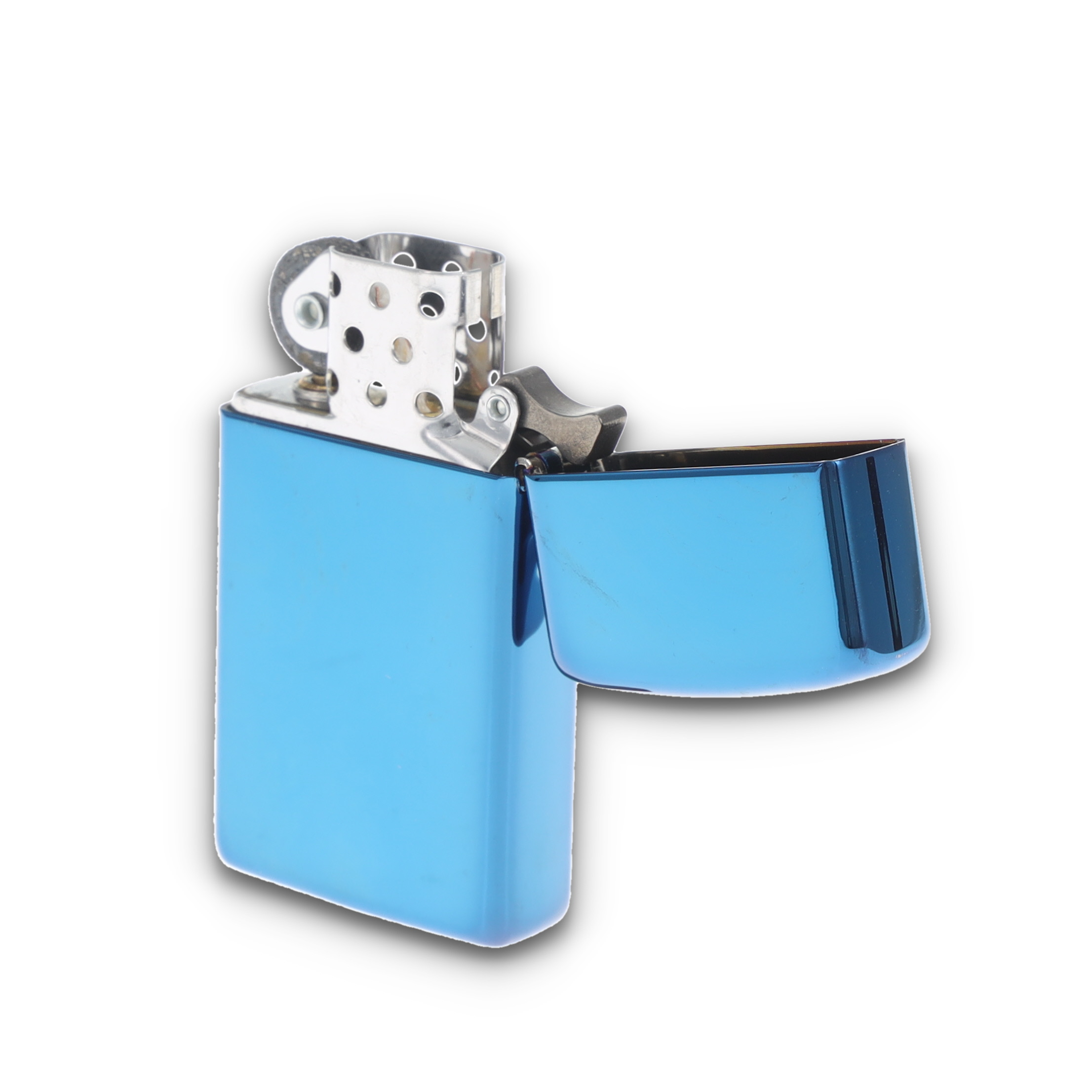 Zippo Lighter Sapphire Slim High Polish Blue Finish ZP20494 View 15