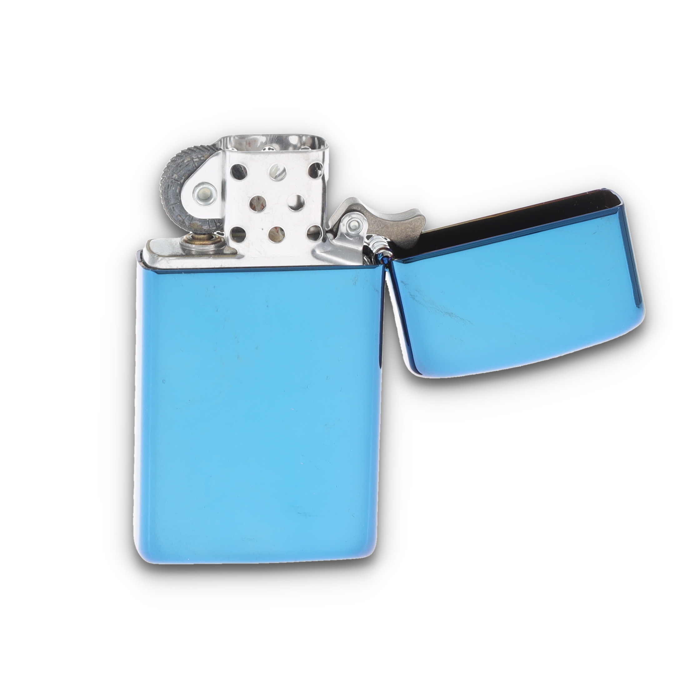 Zippo Lighter Sapphire Slim High Polish Blue Finish ZP20494 View 11