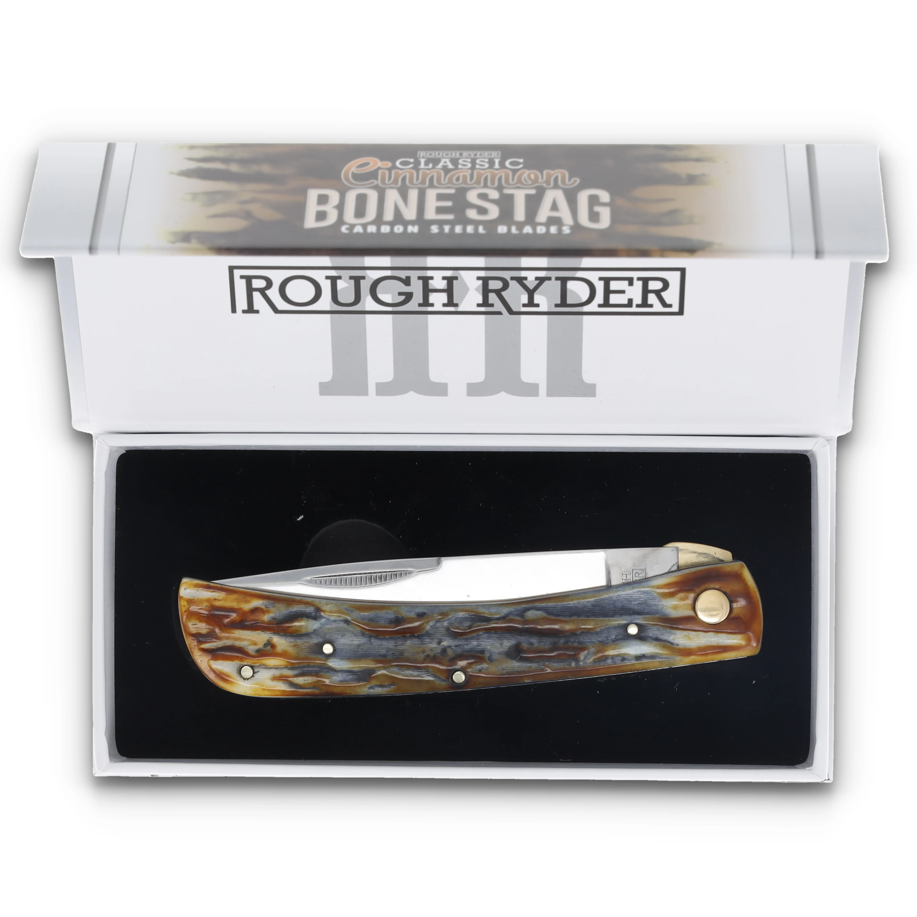 Rough Ryder Classic Cinnamon Bone Stag Work Knife RR2432 View 9