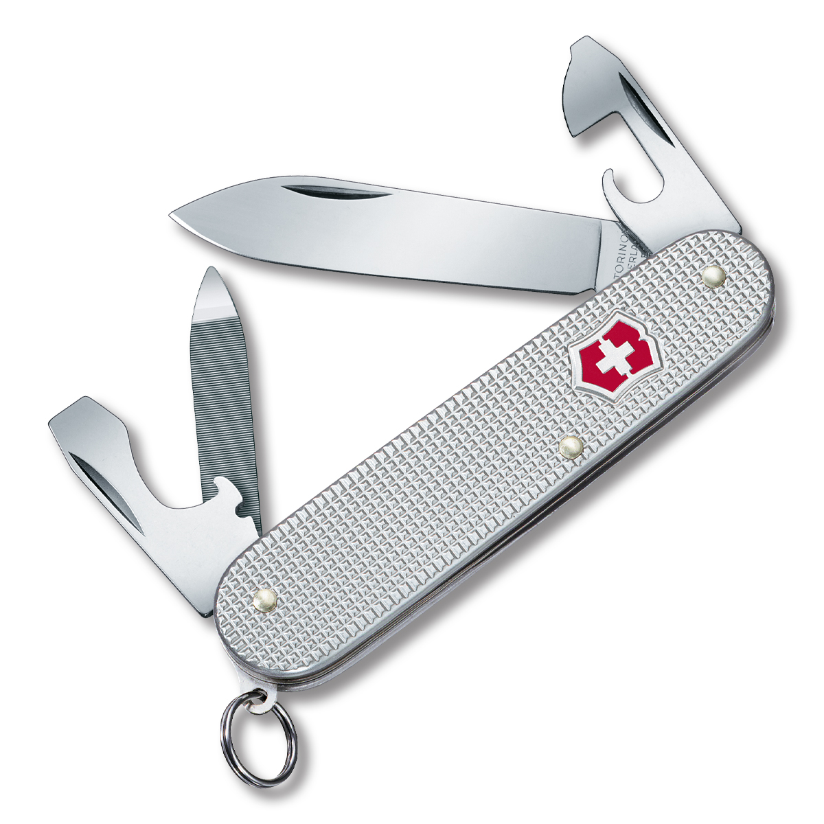 Victorinox Cadet Swiss Army Knife Silver Alox V56042 View 1