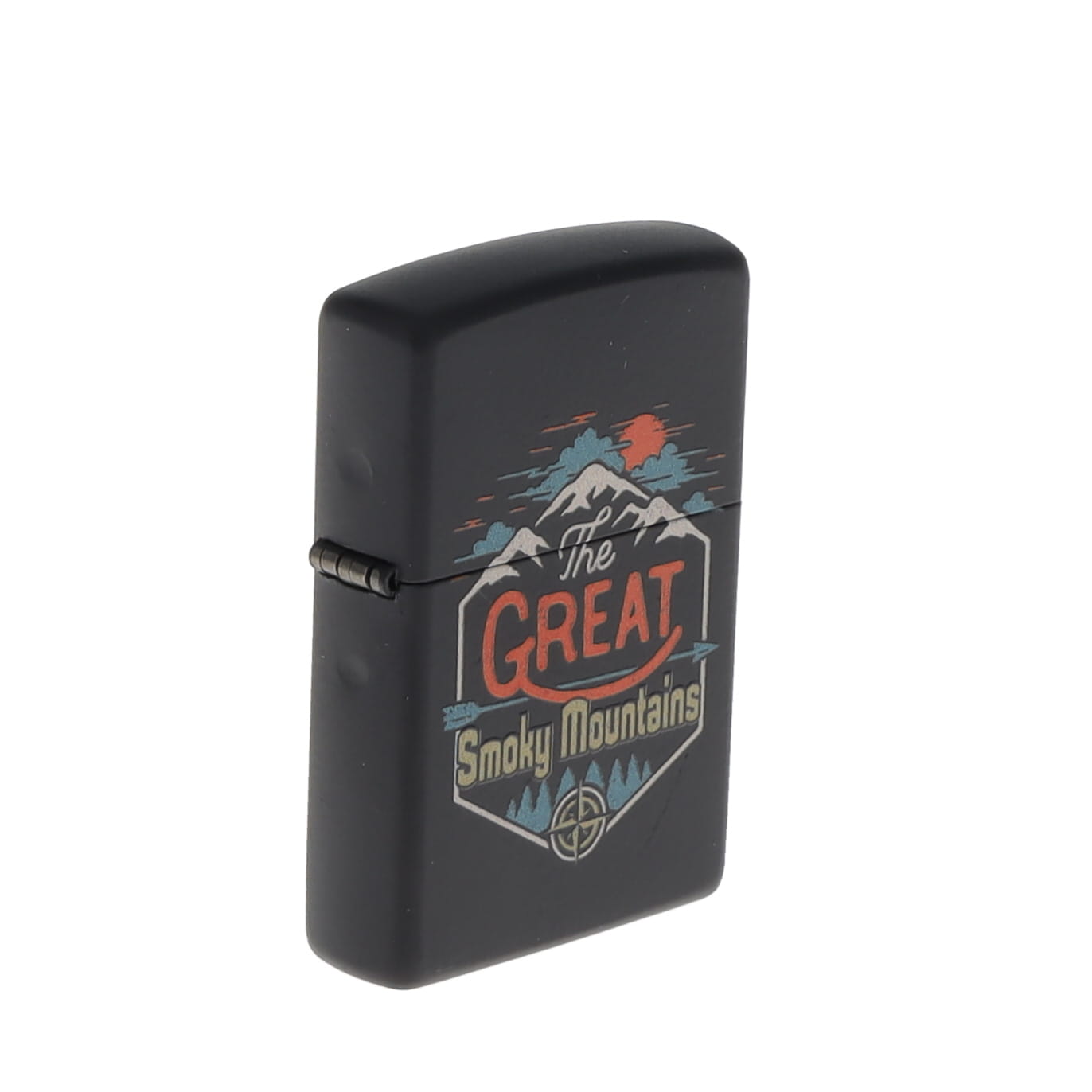 Zippo Black Matte Smoky Mountains Lighter ZP414530 View 5