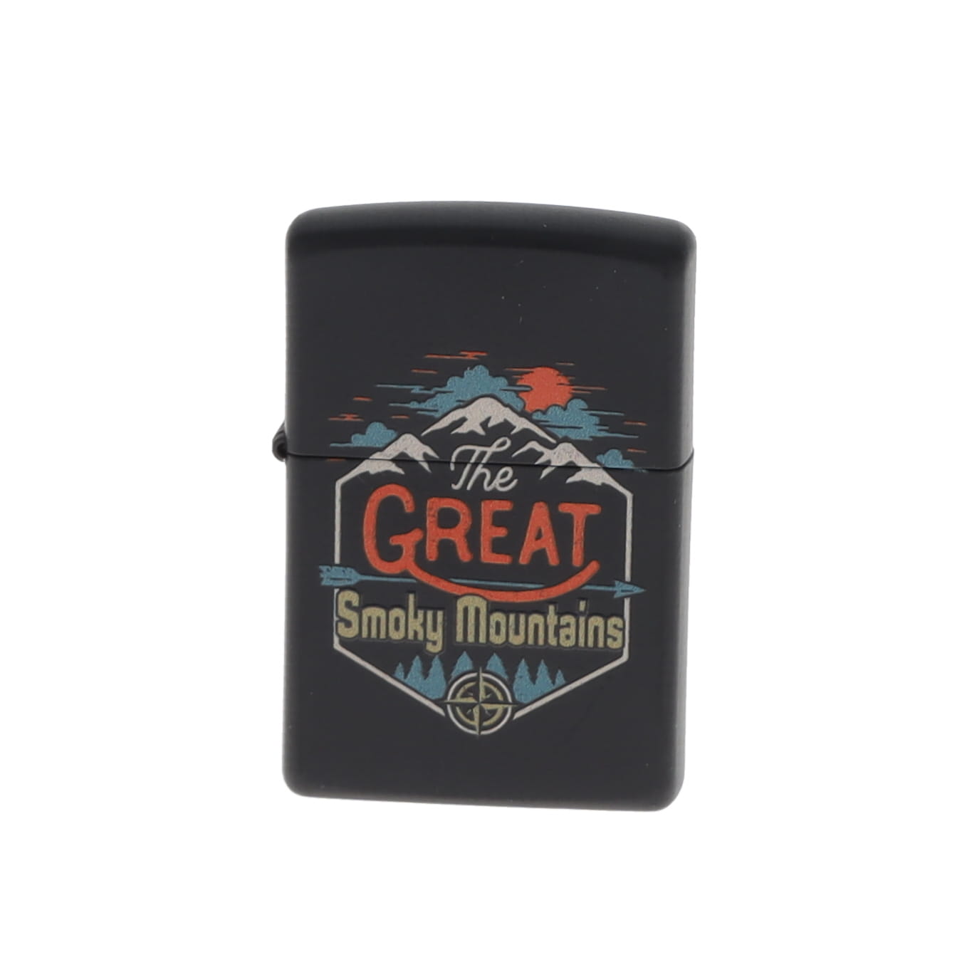 Zippo Black Matte Smoky Mountains Lighter ZP414530 View 6