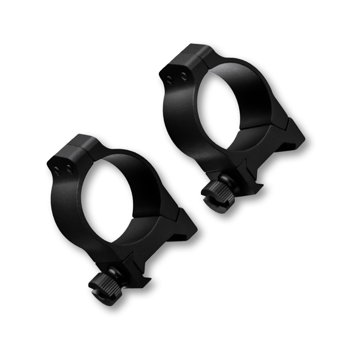 Vortex Hunter 30mm Rifle Scope Rings Low .75in Picatinny/Weaver Mount Pair Matte Black 30MRNGL View 1