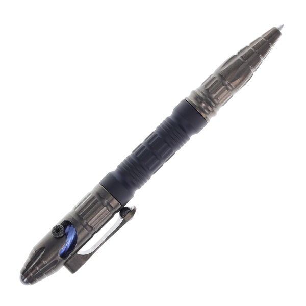 Heretic Thoth Pen Black & Blue Titanium H038DLC View 2