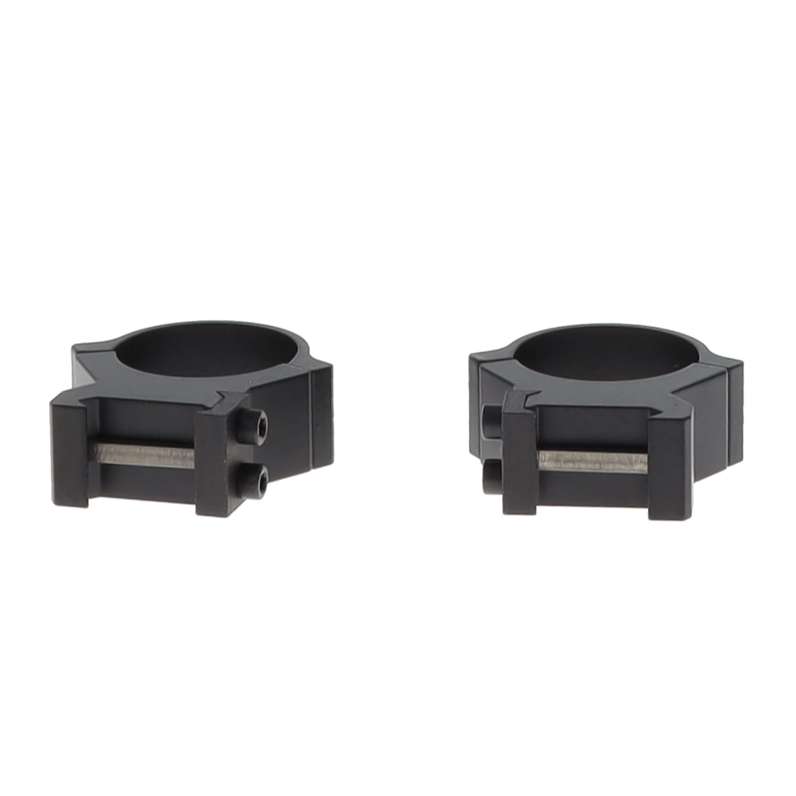 Leupold Cross Slot PRW2 Ring Mount 30mm 2-Piece High Matte Black LU174085 View 6