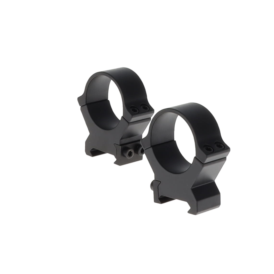 Leupold Cross Slot PRW2 Ring Mount 30mm 2-Piece High Matte Black LU174085 View 2