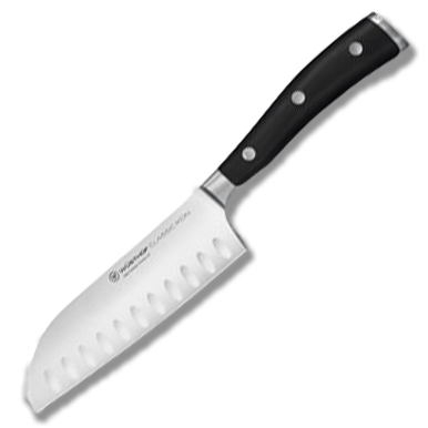 Wusthof Classic Ikon 5in Hollow Edge Santoku View 1
