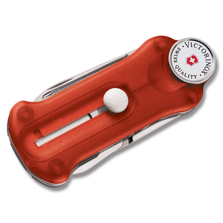 Victorinox GolfTool Swiss Army Knife Translucent Ruby V53962 View 2