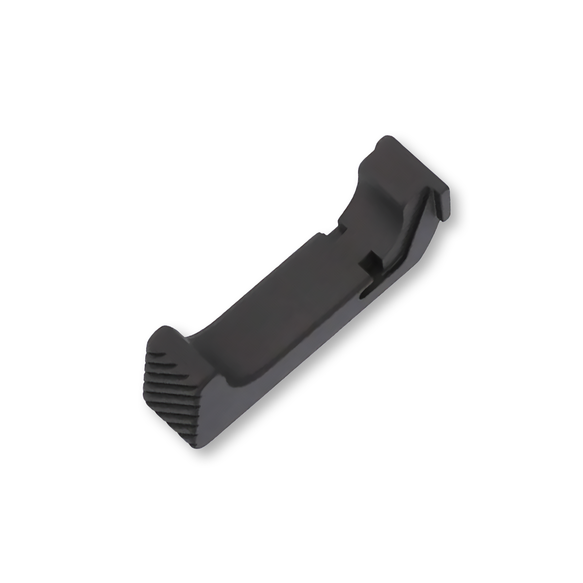 Rival Arms Extended Magazine Release Glock 43 CNC Anodized Aluminum Matte Black RA72G003A View 1