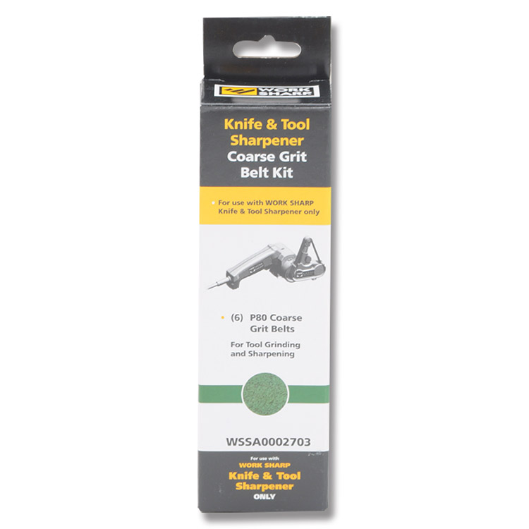 Work Sharp Knife and Tool Sharpener Coarse Grit Replacement Belt Kit WSSA2703 View 3