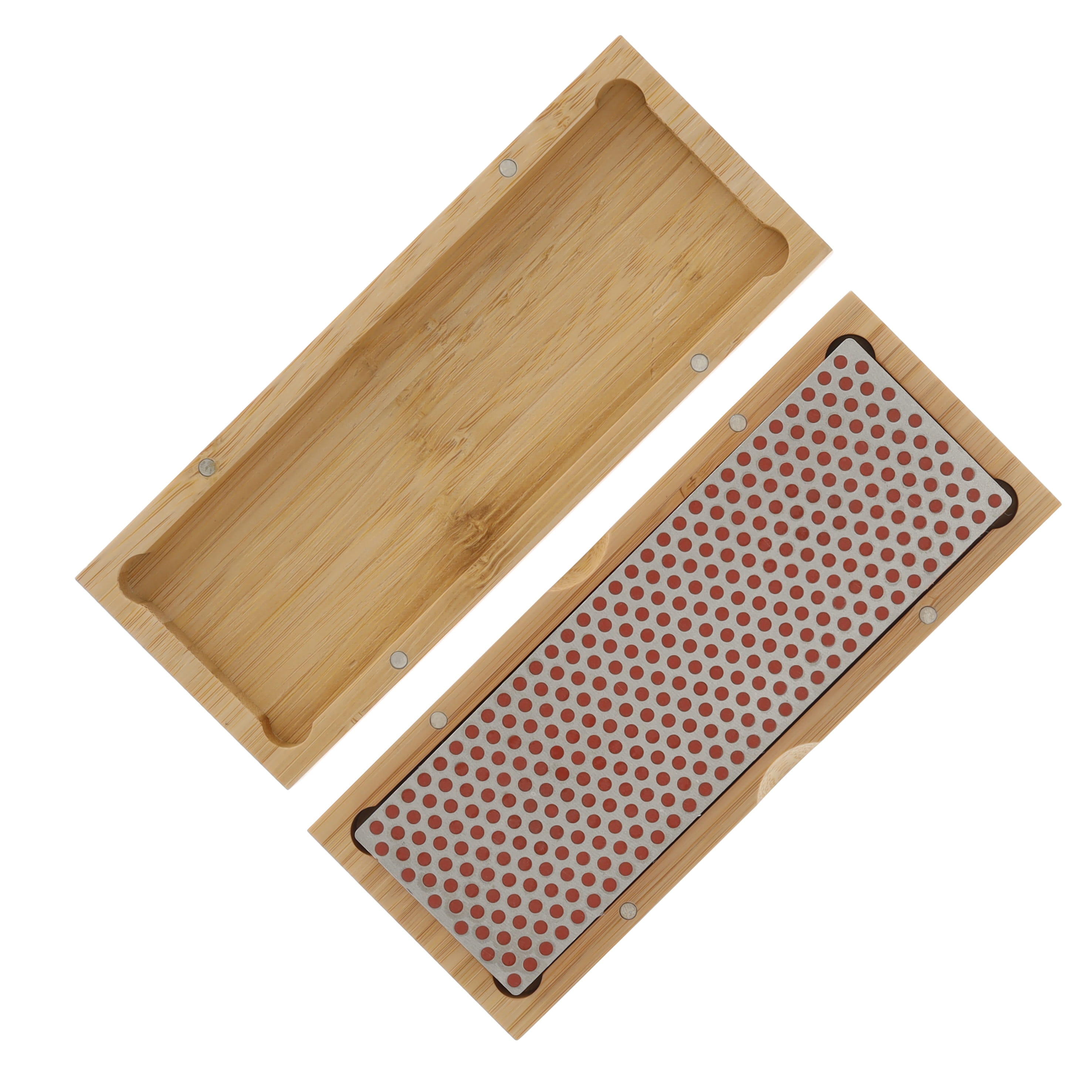 DMT 6-inch Bench Model Diamond Whetstone Fine 600 Grit Red W6F View 1