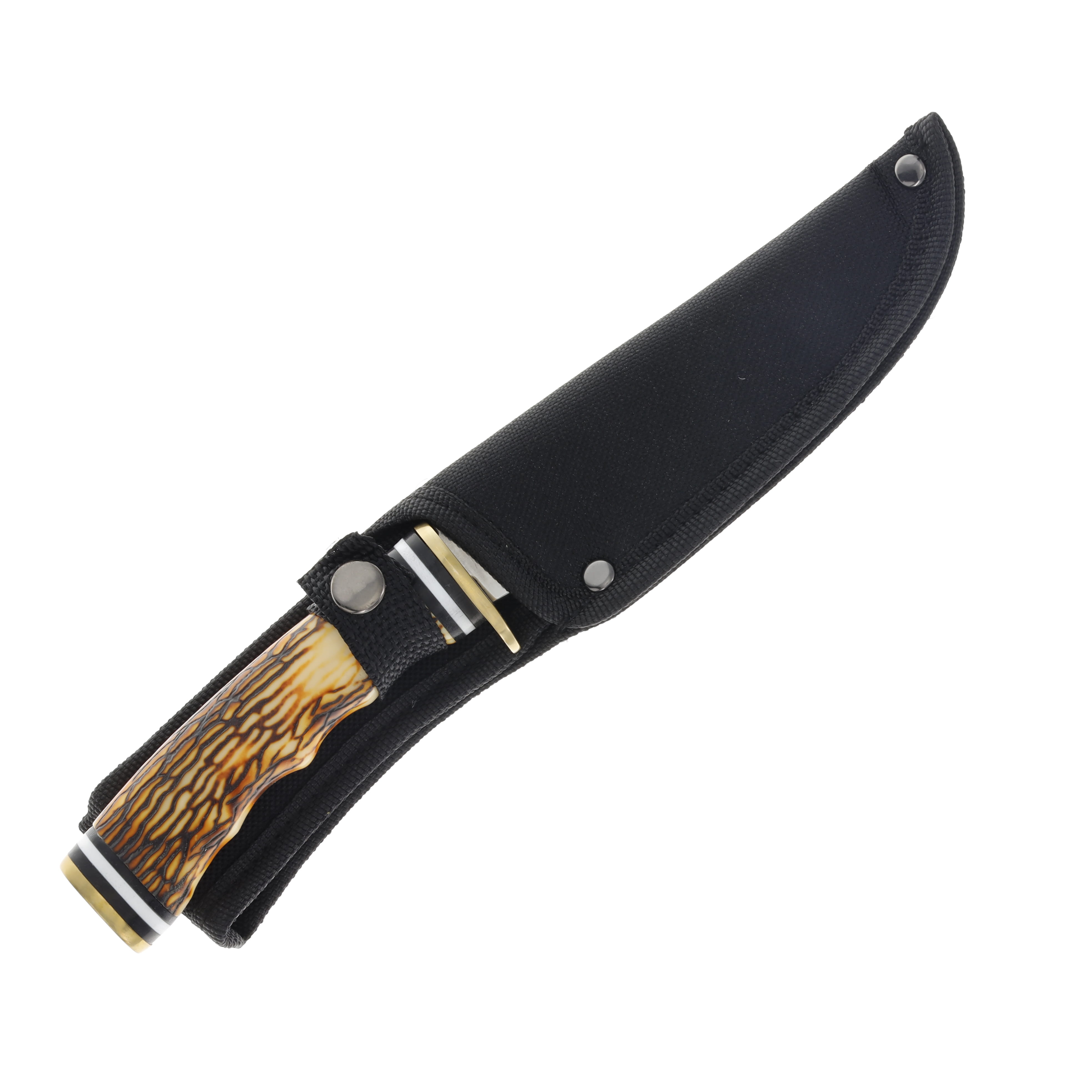 Imitation Stag Upswept Hunter Fixed Blade Knife 210914 View 3