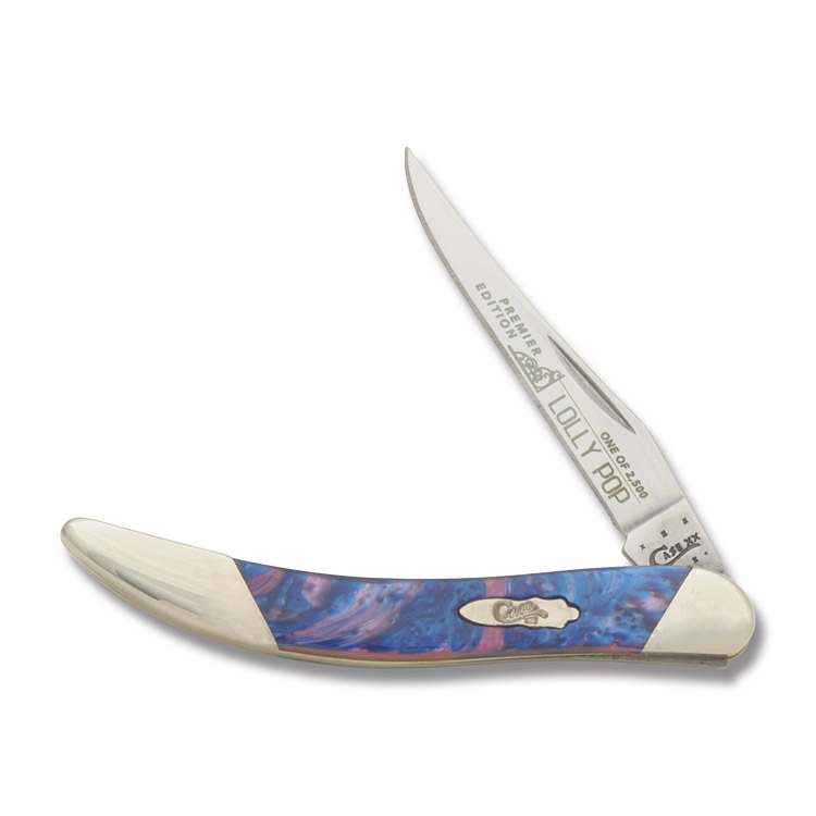 Case XX Slant Bolster Lolly Pop Corelon Small Texas Toothpick Folding Knife CAS910096LP View 1