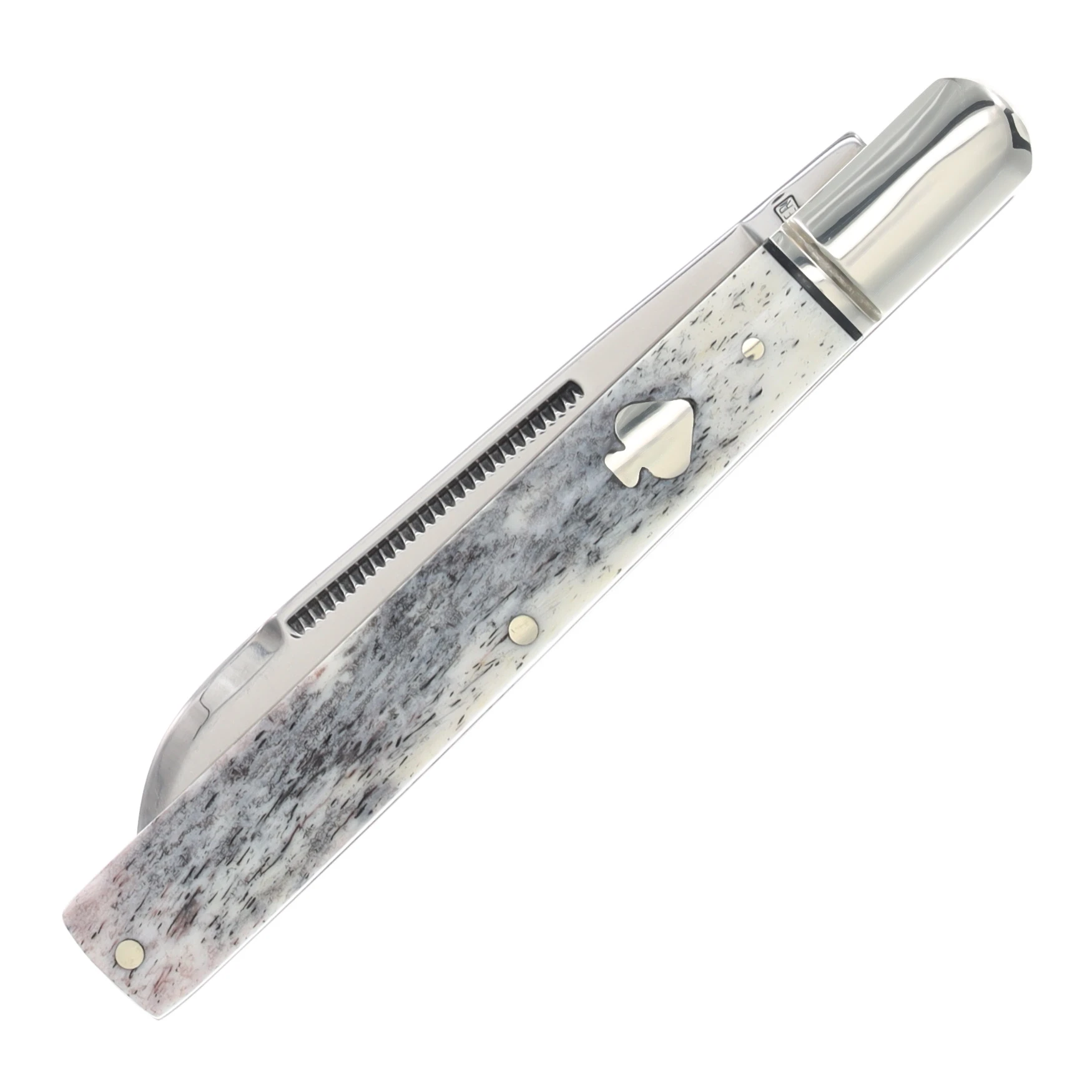 Rough Ryder Black Appaloosa 30th Anniversary Spade Shield Doctor's Knife RR2484 View 5