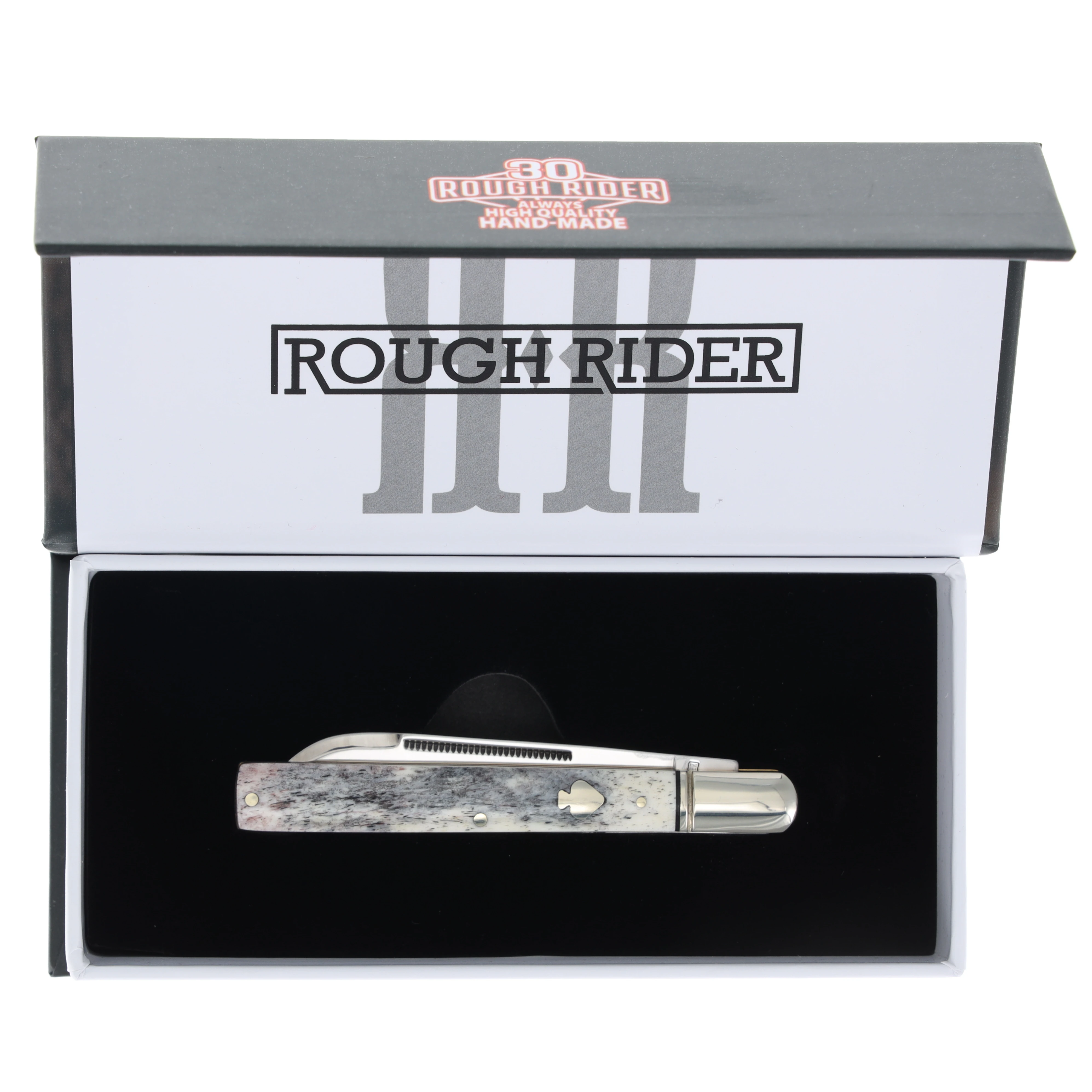 Rough Ryder Black Appaloosa 30th Anniversary Spade Shield Doctor's Knife RR2484 View 9